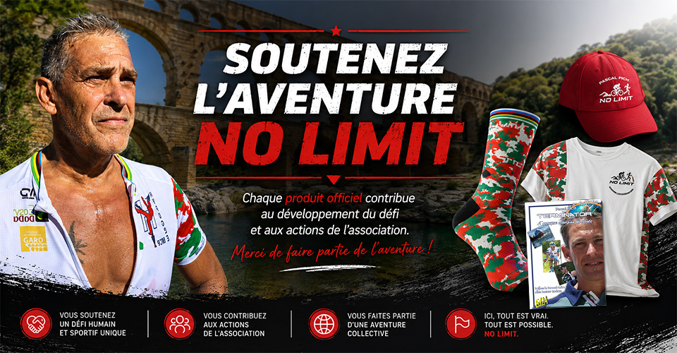 Soutenez l'aventure NO LIMIT - boutique officielle